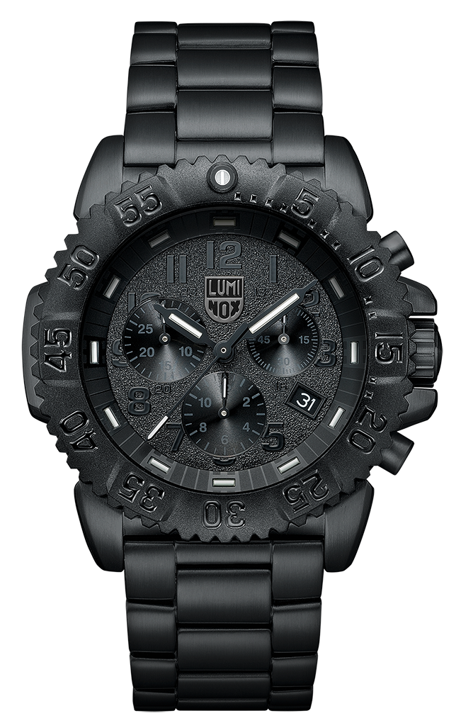 NAVY SEAL STEEL COLORMARK CHRONOGRAPH 3180 SERIES Ref.3182Blackout 