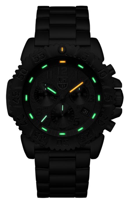 NAVY SEAL STEEL COLORMARK CHRONOGRAPH 3180 SERIES Ref.3182Blackout ...