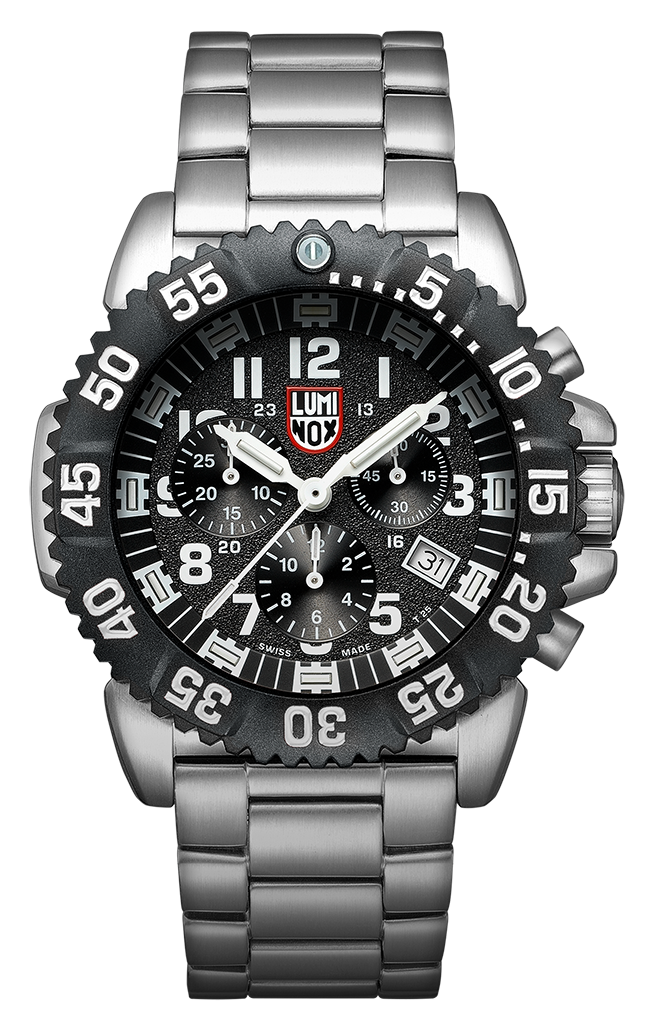 【稼働★電池交換済】LUMINOX　ルミノックス　クロノグラフ　3180ファッション