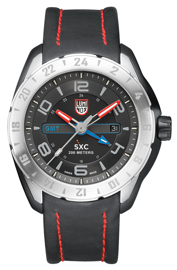 LUMINOX ルミノックス SXC スチール GMT  腕時計 5127 ステンレススチール   ブラック   クォーツ 【本物保証】