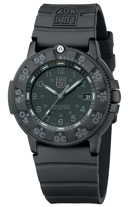 LUMINOX 3001 Blackout  3000 SERIES約45×40×11mm