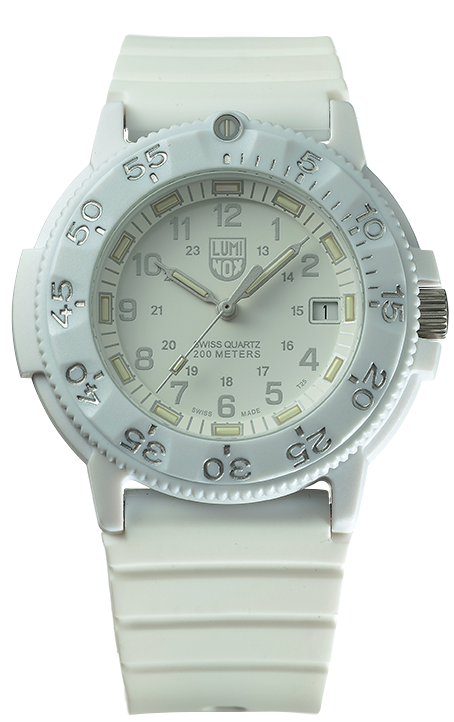 オンラインストア特売中 美品　Luminox 3057 Whiteout ルミノックス　ホワイトアウト 腕時計(アナログ)